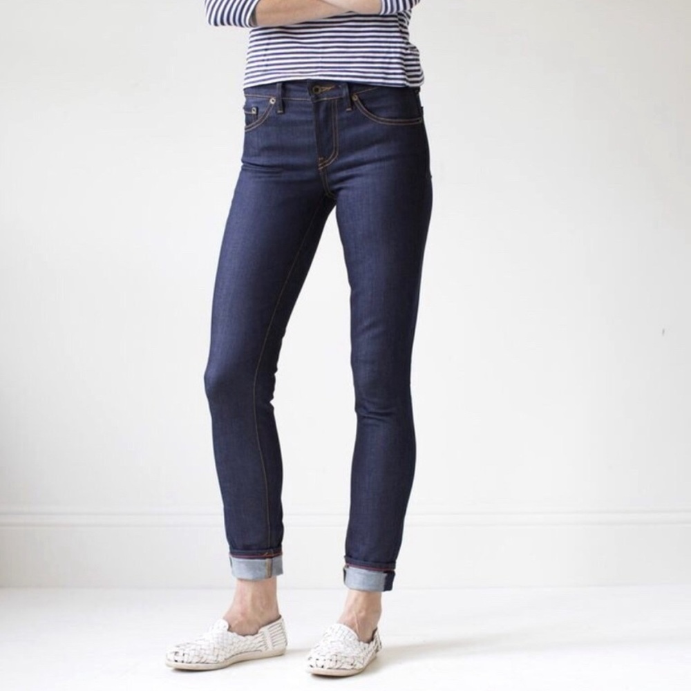 NWOT Raleigh Denim raw Surry jeans size 28 straight leg